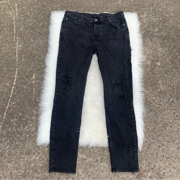 Boneyard Black Ksubi Jeans Womens Ksubi Jeans Chitch Boneyard